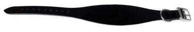 Ancol Heritage Leather Greyhound Collar Black 35-48cm Sz 4-5